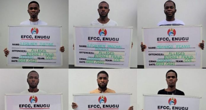 12 Students Sent To Jail For Internet Fraud In Enugu