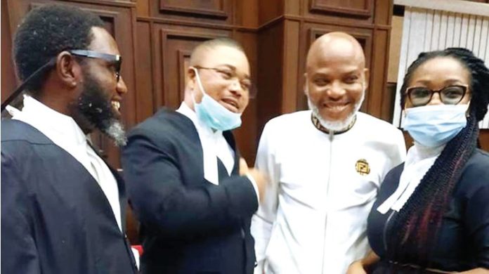 Nnamdi Kanu Scores New Lawyer As Release Looks Imminent