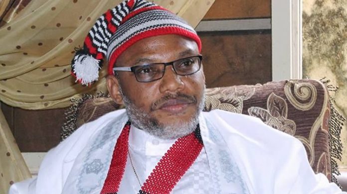 The apex Igbo socio-political organization, Ohanaeze Ndigbo, has called on the Federal Government to produce Nnamdi Kanu, a pro-Biafra agitator in court on Thursday. Ohanaeze said producing Kanu unfailing in court would indicate that the IPOB leader is sound in health. Kanu is expected to appear before Justice Binta Nyako-led Federal High Court in Abuja on Thursday. The Department of State Services, DSS, had failed to produce Kanu in court in July, following his rearrest and repatriation from Kenya. However, Ohanaeze said the IPOB leader should be given a fair trial. In a statement by its spokesman, Chiedozie Alex Ogbonnia, the group said the Federal government should “ensure that our son, Mazi Nnamdi Kanu is produced in court on Thursday, October 21, 2021. “This is necessary to prove to the global community that Nnamdi Kanu is not only hale and hearty but that shady judicial process is not contemplated while on trial”.