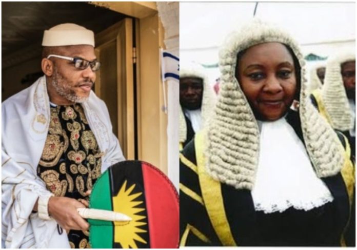 Why Justice Nyako Is Not Fit To Handle Kanu's Case - Lawyer