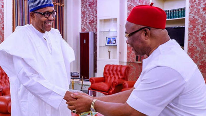 Uzodinma Visits Buhari, Updates Him On Insecurity In Imo
