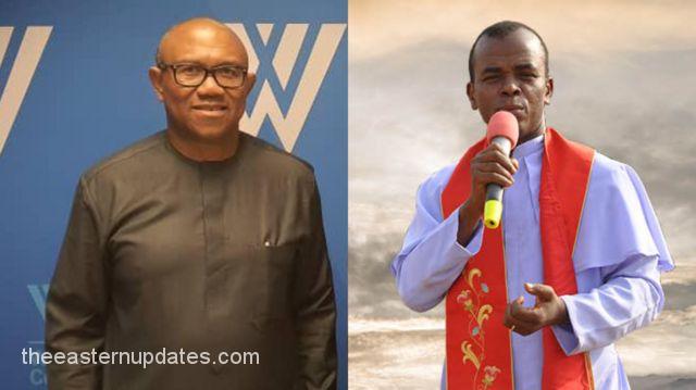 Peter Obi's Supporters Take Father Mbaka To The Cleaners