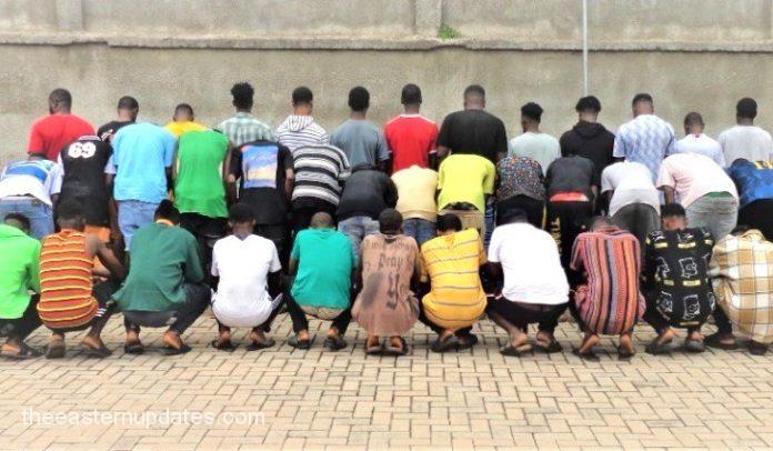 Crackdown As 45 Youths Are Busted For Internet Fraud In Enugu