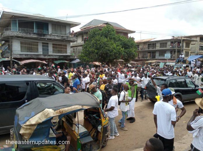 Mega Rally In Onitsha Held For Peter Obi By Supporters