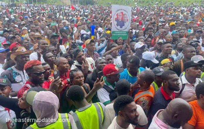 2023 Thousands Of Obi’s Supporters Hold Mega Rally In Abuja