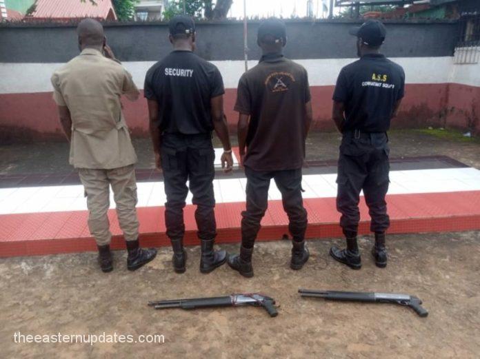 Anambra: 4 Unregistered Private Security Guards Nabbed