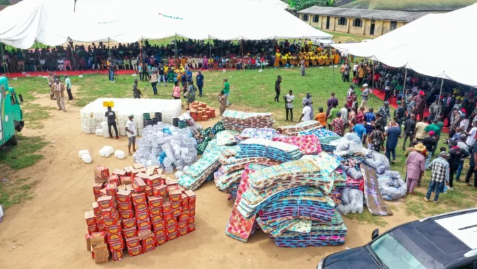 Flood Menace Imo Govt distributes relief materials To Victims