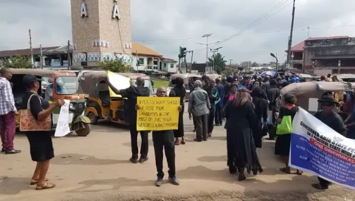 Abia Pensioners Hit Streets To Protest 45 Months Arrears