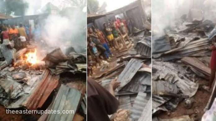 Tears As Ebonyi Popular Market Is Razed By Fire