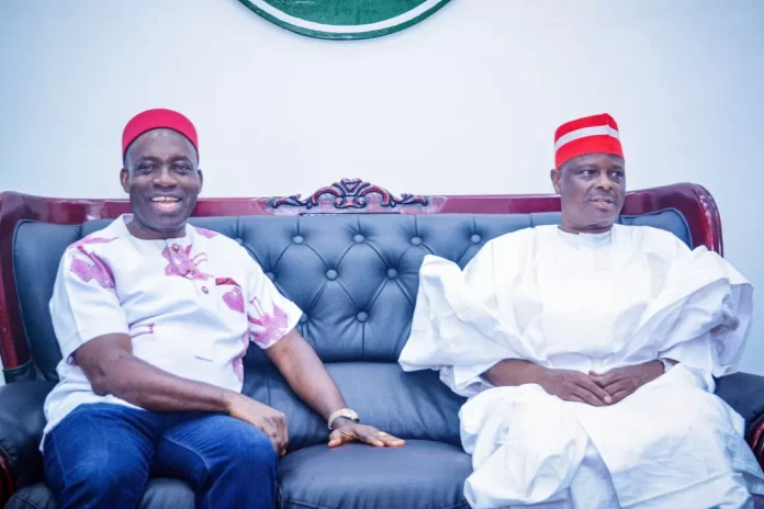 2023 Soludo Receives Kwankwaso In Anambra, Commends Him