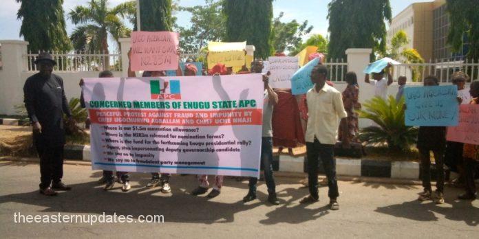 Alleged ₦1.3bn Fraud Sparks Protest In Enugu APC