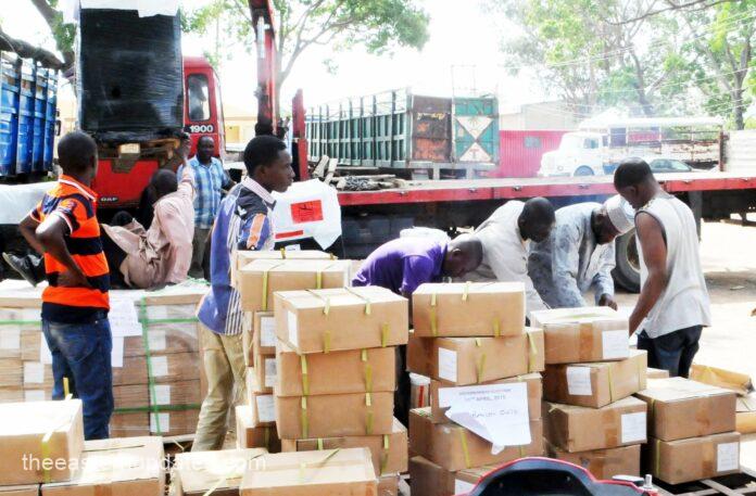 2023 INEC Sensitive Election Materials Arrive Enugu