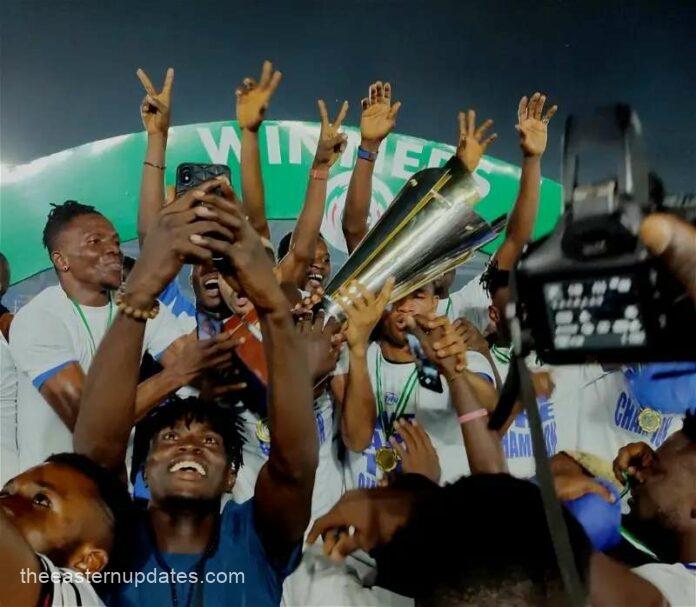 Gov Otti Praise Enyimba FC On Their NPFL Title Triumph
