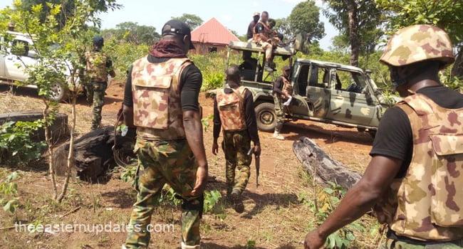 9 Apprehended As Troops Raid Suspected IPOB Camps In Anambra