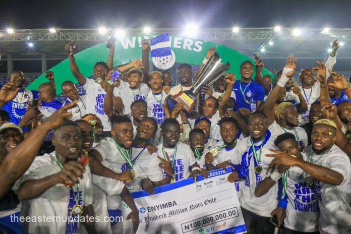 Victorious NPFL Champions, Enyimba, Receive Heroic Welcome