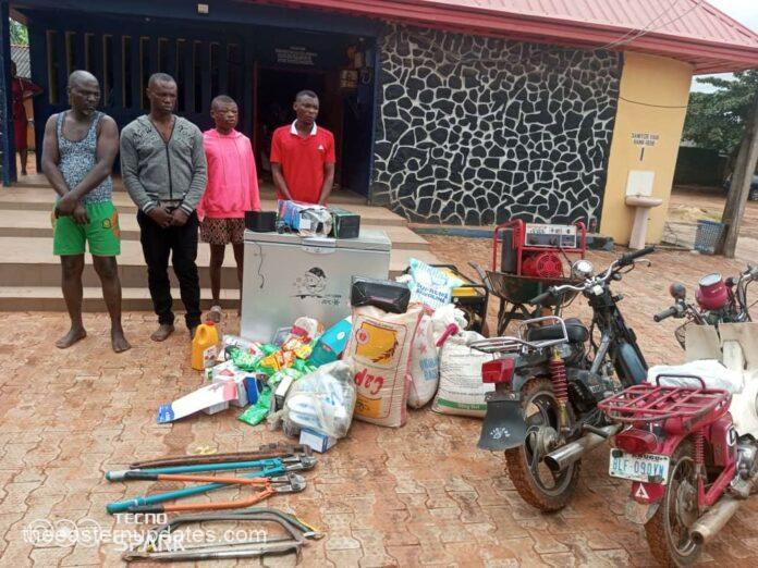 Four Burglary Suspects Apprehended By Police In Anambra