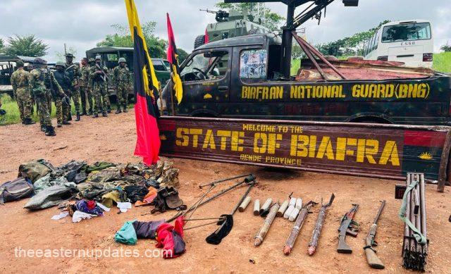 IPOB/ESN Suspects Killed, Firearms Retrieved In Abia, Enugu