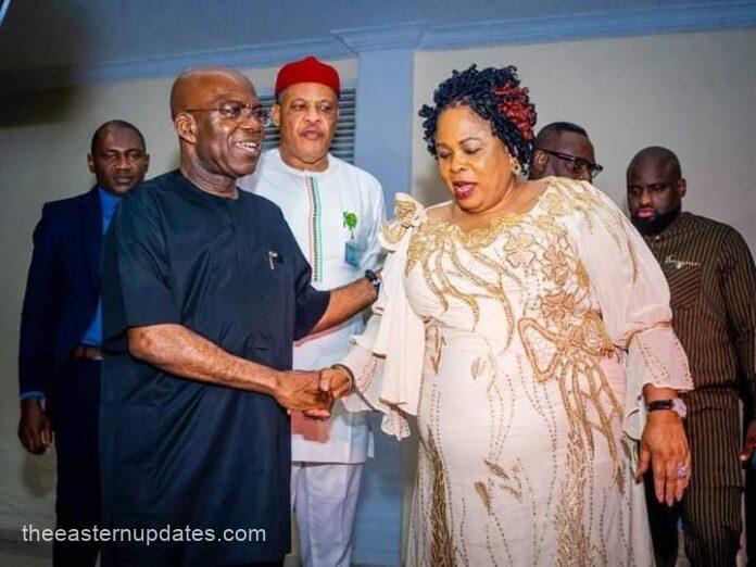 Patience Jonathan Showers Praises On Otti For Cleaning Up Abia