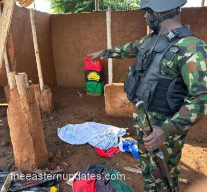 Police, Army Destroy Suspected ESN Camp, Shrine In Ebonyi