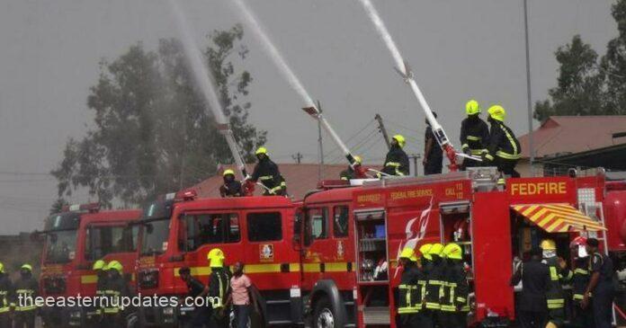 How Firefighters Battled Gas Flare for Over 8 Hours In Enugu