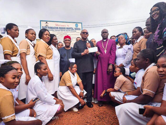 Again, Obi Visits Enugu, Donates N20m To Anglican Hospital