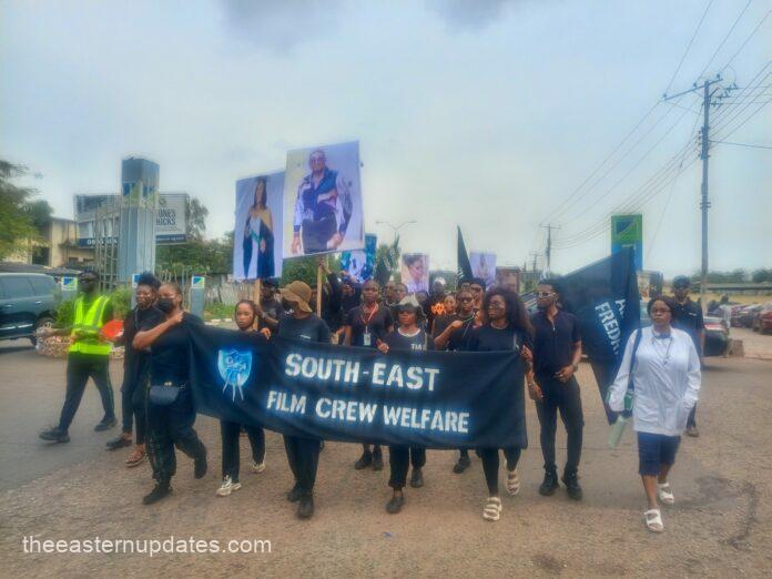 Jr Pope South East Filmmakers Stage Peaceful Protest