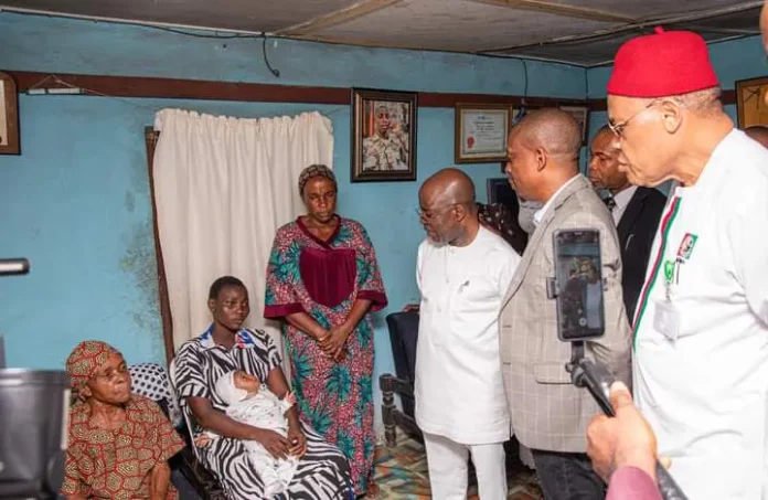 Alex Otti Pays Condolence Visit To Family Of Fallen Soldier
