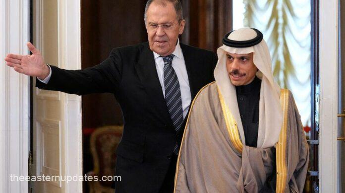 Saudi Crown Prince And Russian FM Meet In Riyadh