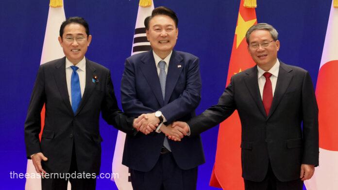 Japan, China And South Korea Discuss Trilateral Cooperation