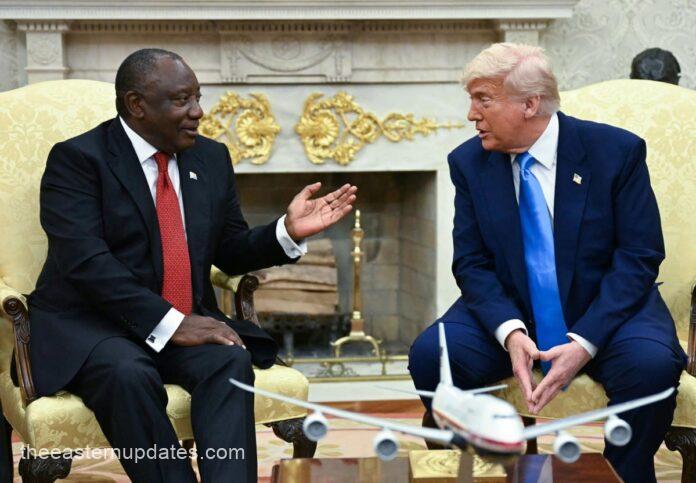 Ramaphosa Visits Trump At White House, Looks To Reset Relationship