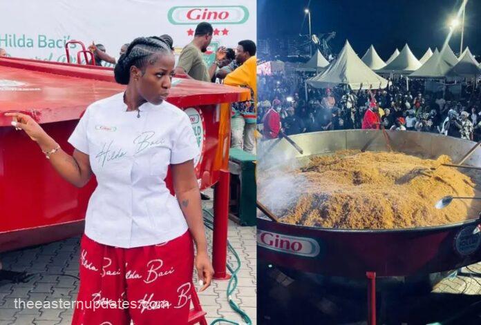 Hilda Baci Awarded GWR For Largest Pot Of Jollof Rice