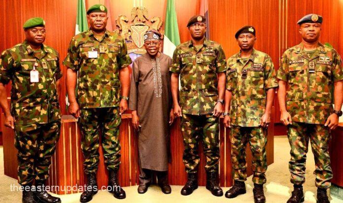 New Service Chiefs Arrive Presidential Villa For Decoration