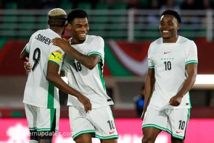 AFCON 2025: Nigeria Defeat 10-Man Uganda 3-1 To Top Group C