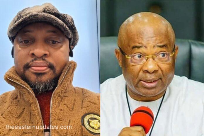 L-R: Prof. MarkAnthony Nze and Governor Hope Uzodinma