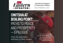 Onitsha At Boiling Point: Paths To Peace And Prosperity—Epilogue Onitsha At Boiling Point Paths To Peace And Prosperity—Epilogue