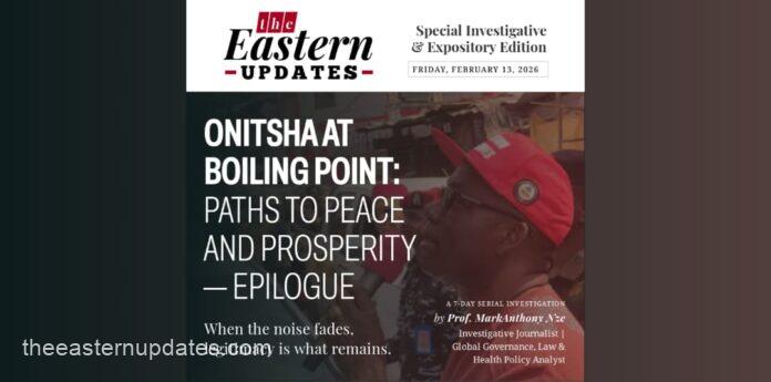 Onitsha At Boiling Point Paths To Peace And Prosperity—Epilogue