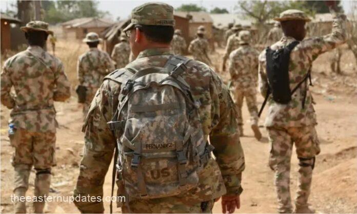 United States troops recently deployed to Nigeria