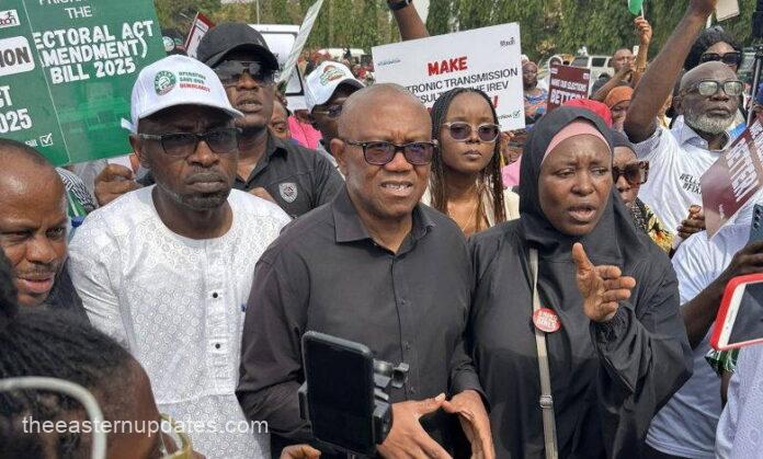 Obi Joins Protesters Demanding Election Transparency