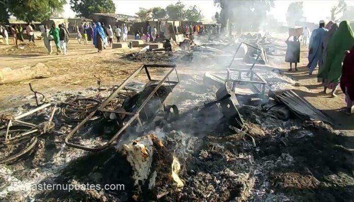 Boko Haram Attacks Ngoshe Base, Kills Civilians And Abducts Women