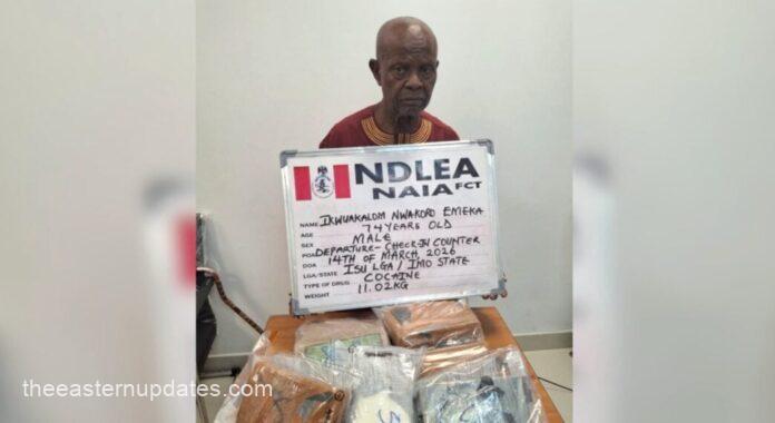 NDLEA Nabs 74-Year-Old With 11kg Cocaine at Abuja Airport