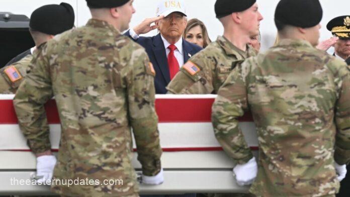 Trump Attends Return Of First US Troops Killed In Iran War