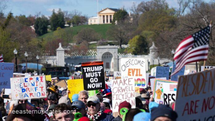 Anti-Trump Protests Launch On ‘No Kings’ Day In US