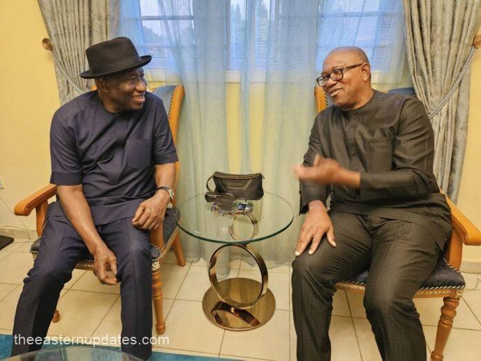 Peter Obi, Regional Leaders In Private Jonathan Meeting