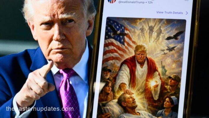 Trump Deletes Jesus Post Of Himself After Outcry