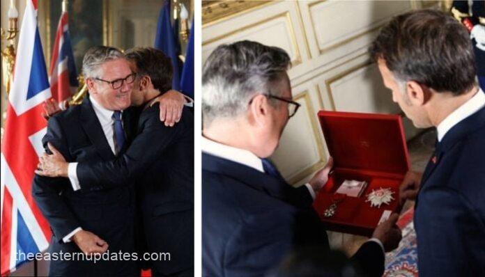 Macron Presents UK’s Starmer With France’s Highest Award