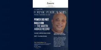 Power Did Not Build Him — The Agbaso Record, Vol. I Part 1